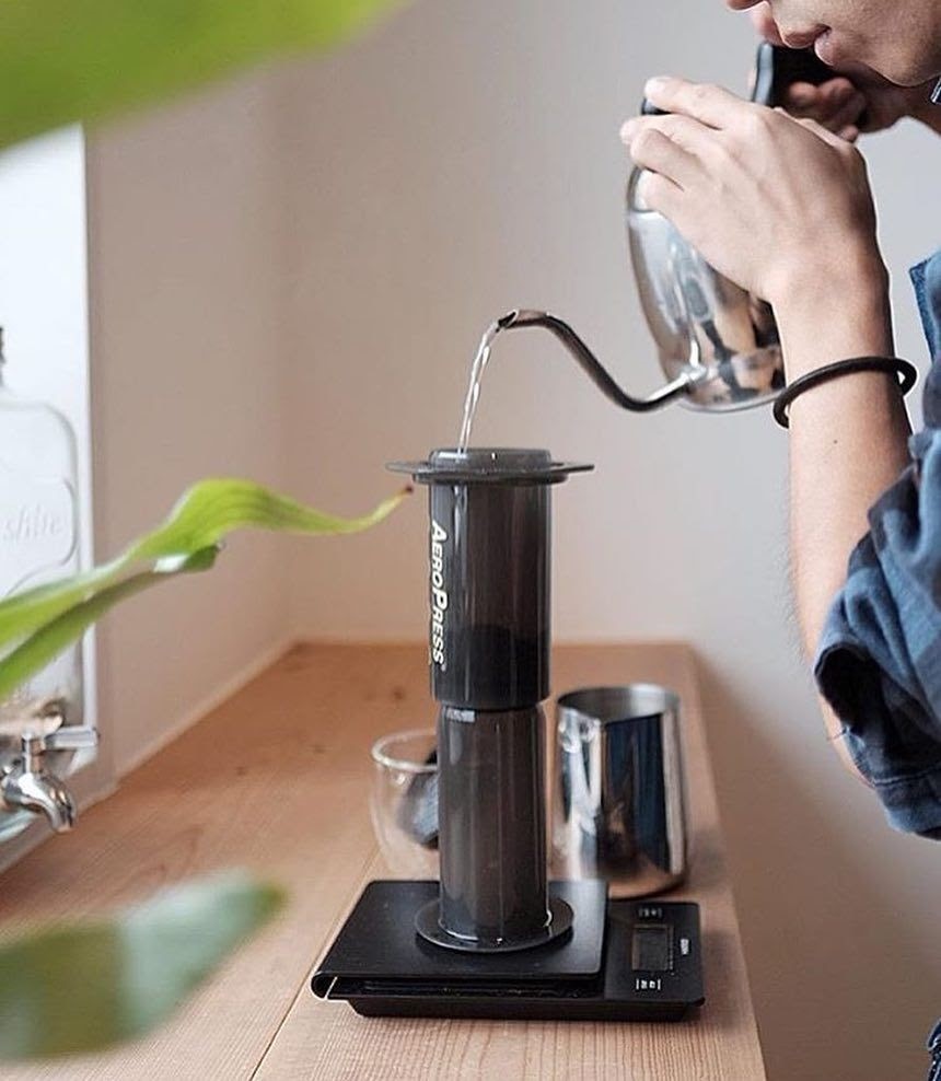 ky-thua-pha-aeropress-3 kỹ thuật pha Aeropress
