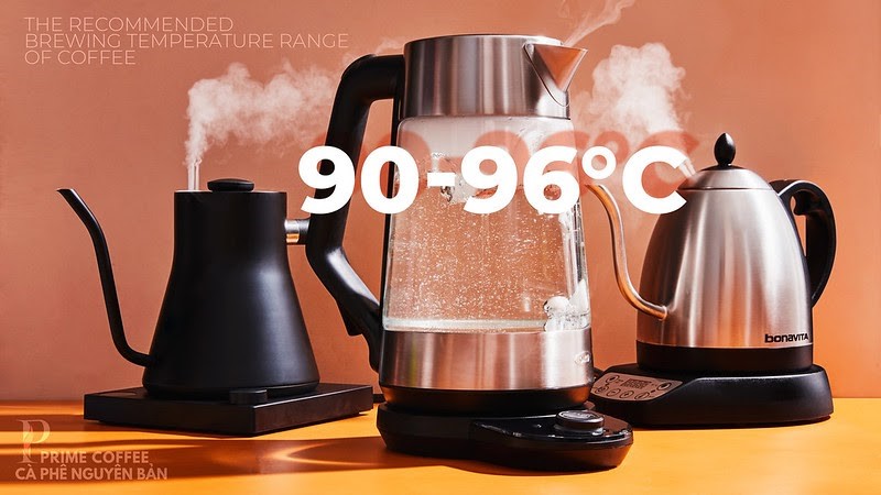 Nhiệt độ tốt nhất để pha cà phê