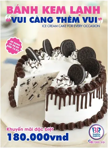 Bánh Kem Lạnh Baskin Robbin