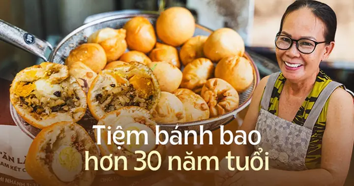 Review Tiệm Bánh Tiêu Tân Định: Bánh Bao Chiên Thơm Phức, Giá 6.000đ