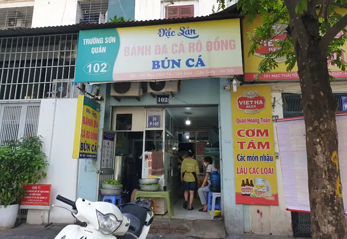 Bún Cá Mạc Thái Tổ