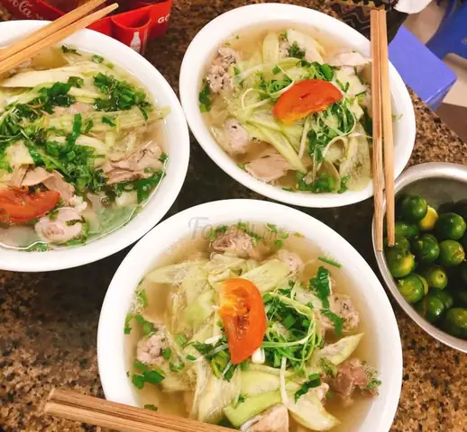 Bún Sườn Chua Xã Đàn