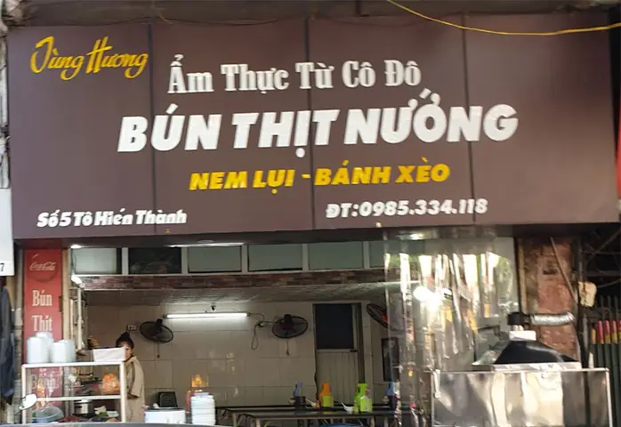 Bún Thịt Nướng Tô Hiến Thành