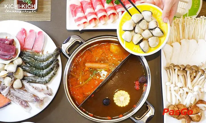 Đánh Giá Nhà Hàng Kichi Kichi Lê Quý Đôn: Trải Nghiệm Buffet Lẩu Băng Chuyền Chuẩn Nhật
