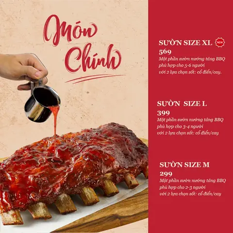 Sườn Mười Sườn Nướng Bbq