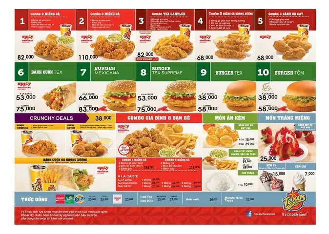Texas Chicken Việt Nam Menu: Đánh Giá Chi Tiết Và Trải Nghiệm Thực Tế