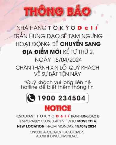 Tokyo Deli Tran Hung Dao