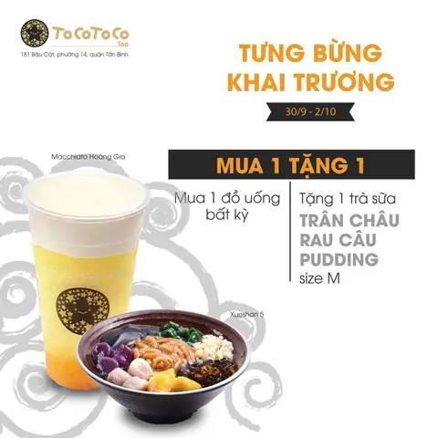Trà Sữa Tocotoco Bàu Cát