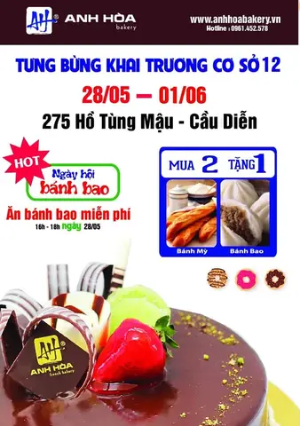 Anh Hòa Bakery Hồ Tùng Mậu