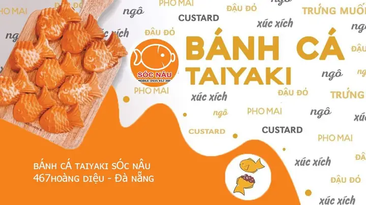 Bánh Cá Taiyaki Sóc Nâu