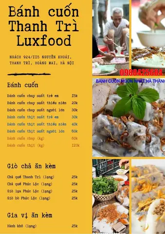 Bánh Cuốn Thanh Trì Kim Liên