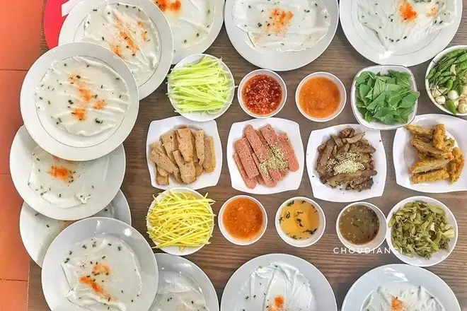 Bánh Ướt Chồng Dĩa Hcm