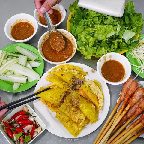 Bánh Xèo Nem Lụi Bà Dưỡng