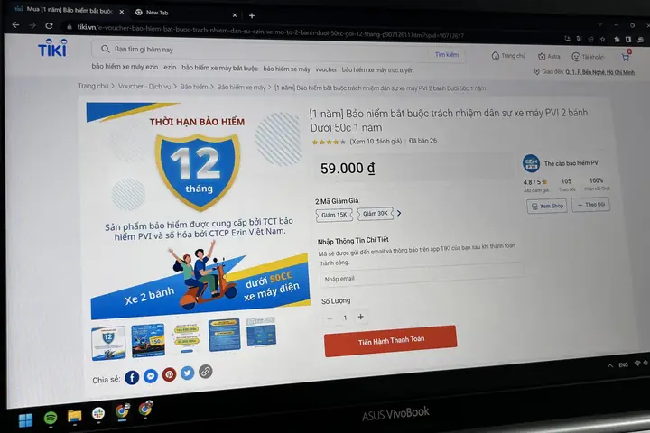 Bảo Hiểm Xe Máy Shopee