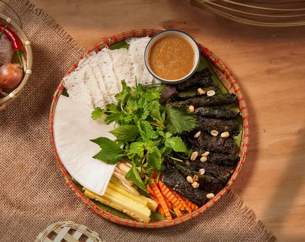 Bò Lá Lốt Bánh Hỏi