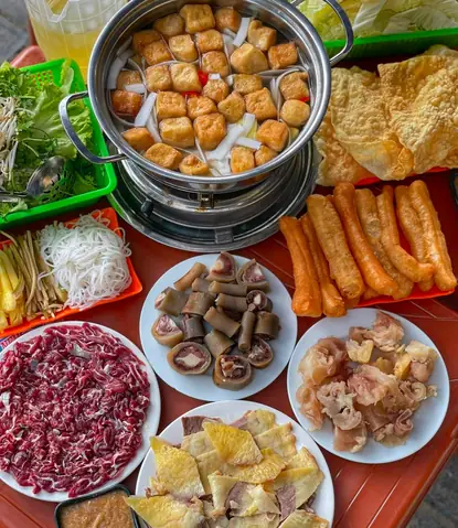 Bò Nhúng Dấm Trần Khát Chân