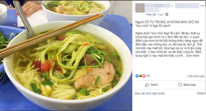 Bún Chửi Ngô Sĩ Liên: Hiện Tượng Ẩm Thực Gây Tranh Cãi Ở Hà Nội
