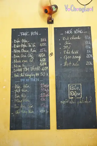 Bún Đậu Ngõ Nhỏ Phố Nhỏ