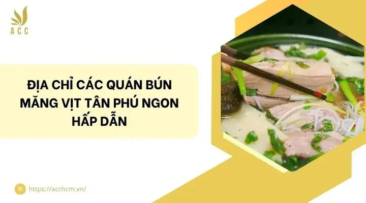 Bún Măng Vịt Tân Phú: Đánh Giá Toàn Diện Về Món Ăn Đặc Trưng Quận Tân Phú