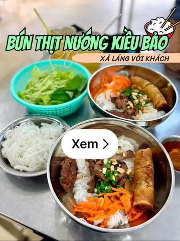 Review Bún Thịt Nướng Kiều Bảo: Địa Chỉ "refill Rau Thả Ga" Đáng Để Thử Tại Gò Vấp