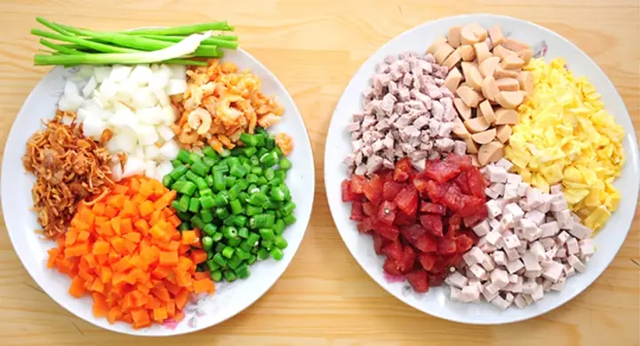 Cách Nấu Cơm Chiên Dương Châu
