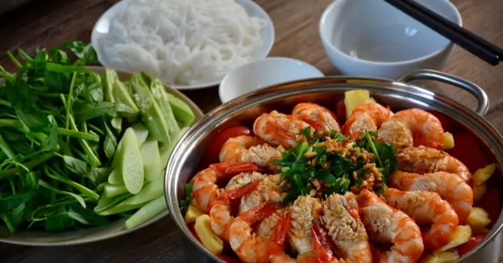 Cách Nấu Lẩu Tôm 5 Ri