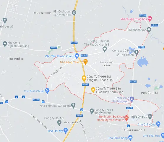 Chợ Tân Phước Khánh Bình Dương