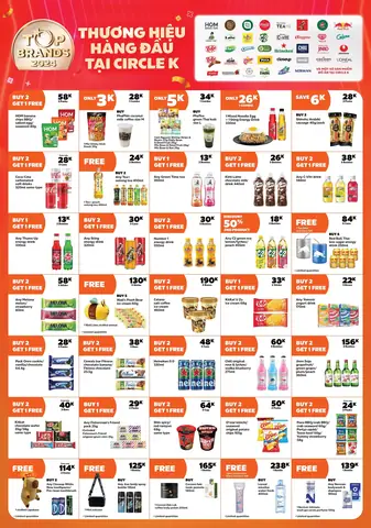 Circle K Menu Giá 2024