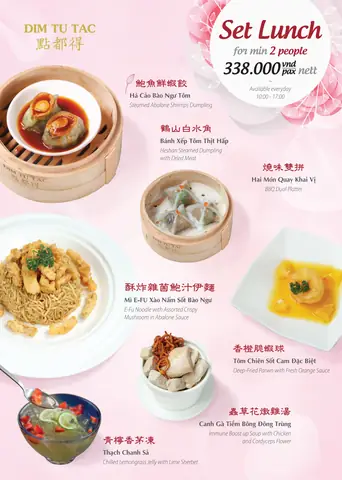 Tu Tac Quận 1 Menu