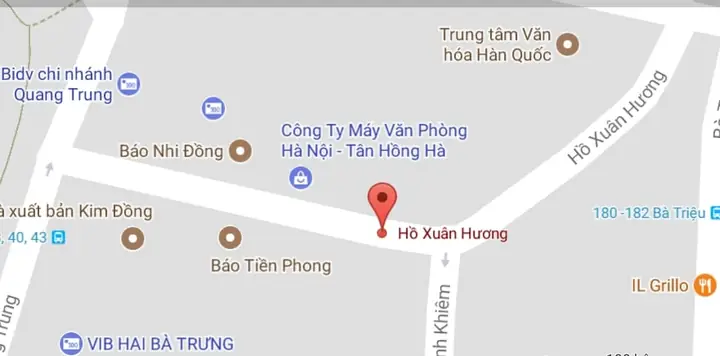 Đường Hồ Xuân Hương Hà Nội