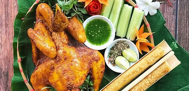 Gà Nướng Cơm Lam Nha Trang