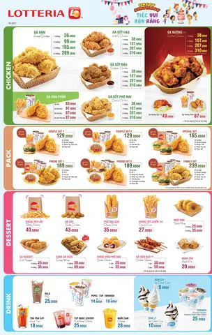 Giá Gà Rán Ở Lotteria