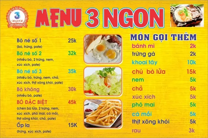 Hệ Thống Bò Né 3 Ngon