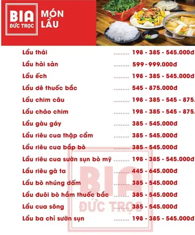 Lẩu Đức Trọc 100 Dịch Vọng Hậu