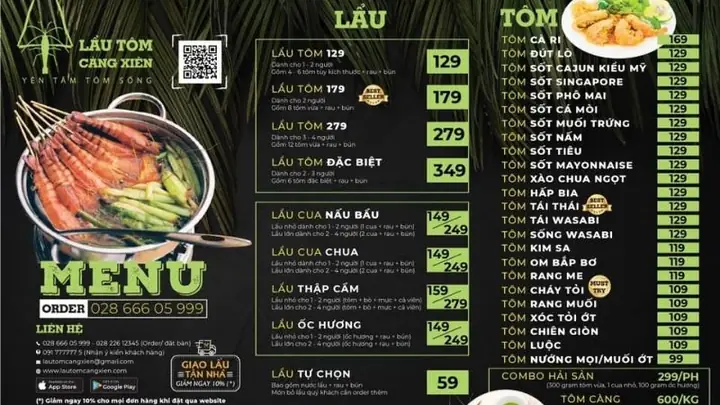 Lẩu Tôm Càng Xiên Quận 7