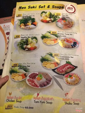 Menu Lẩu Neo Shabu Suki