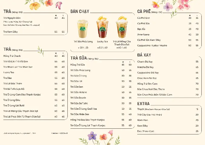 Menu Phúc Long Mới Nhất: Cẩm Nang Đồ Uống Đầy Đủ