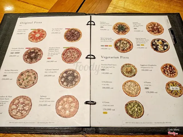 Menu Pizza 4p Đà Nẵng