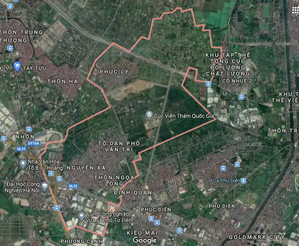 Minh Khai Bắc Từ Liêm Map
