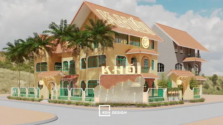 Thiết Kế Nhà Hàng Khói Nguyễn Văn Lộc: Tinh Hoa Kiến Trúc Việt Trong Lòng Đô Thị