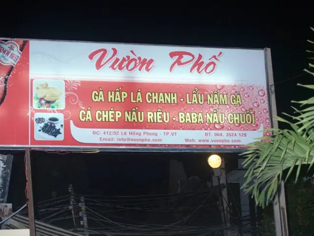 Nhà Hàng Vườn Phố Vũng Tàu