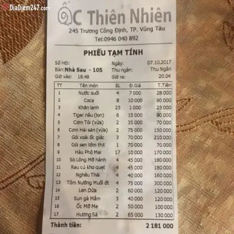 Ốc Thiên Nhiên Trương Công Định
