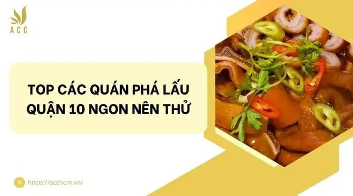 Phá Lấu Quận 10: Top 4 Quán Ngon Nhất Được Đánh Giá Chi Tiết