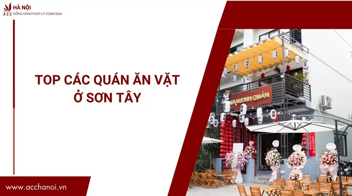 Quán Ăn Vặt Ở Sơn Tây
