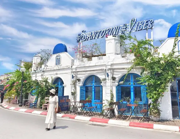 Quán Cafe Santorini Hồ Tây