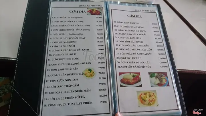 Quán Cơm Phú Vinh Vũng Tàu