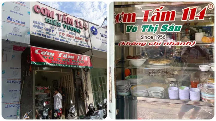 Quán Cơm Tấm 114 Võ Thị Sáu