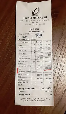 Quán Hương Giang Phú Yên