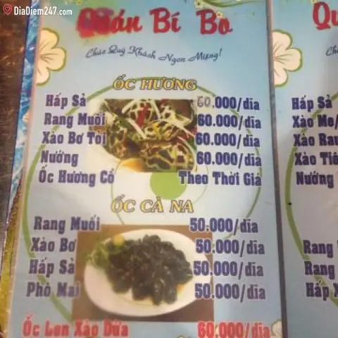 Quán Ốc Bí Bo Quận 8