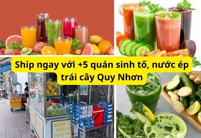 Top 5 Quán Nước Ép Trái Cây Quy Nhơn Ship Tận Nơi, Giá Rẻ Từ 10k